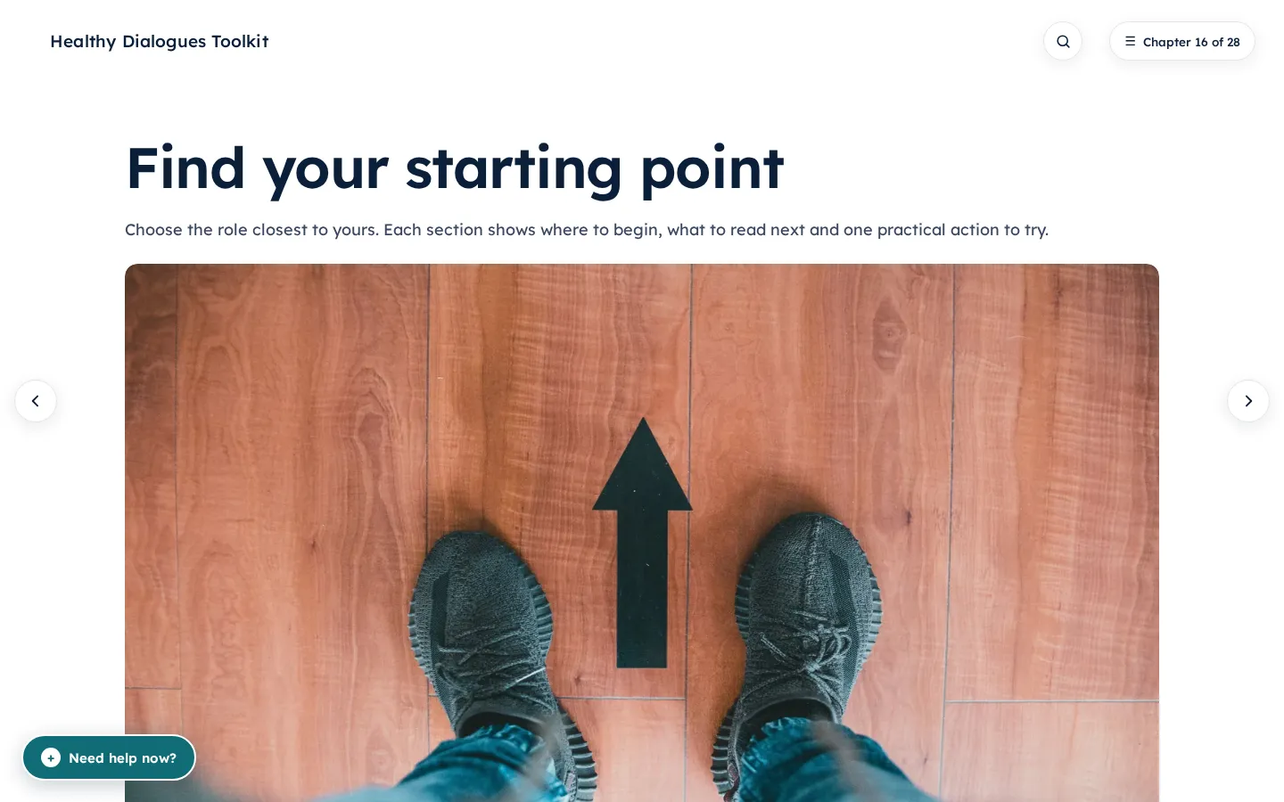 Find your starting point, the chapter that sends each reader to the right section for their role