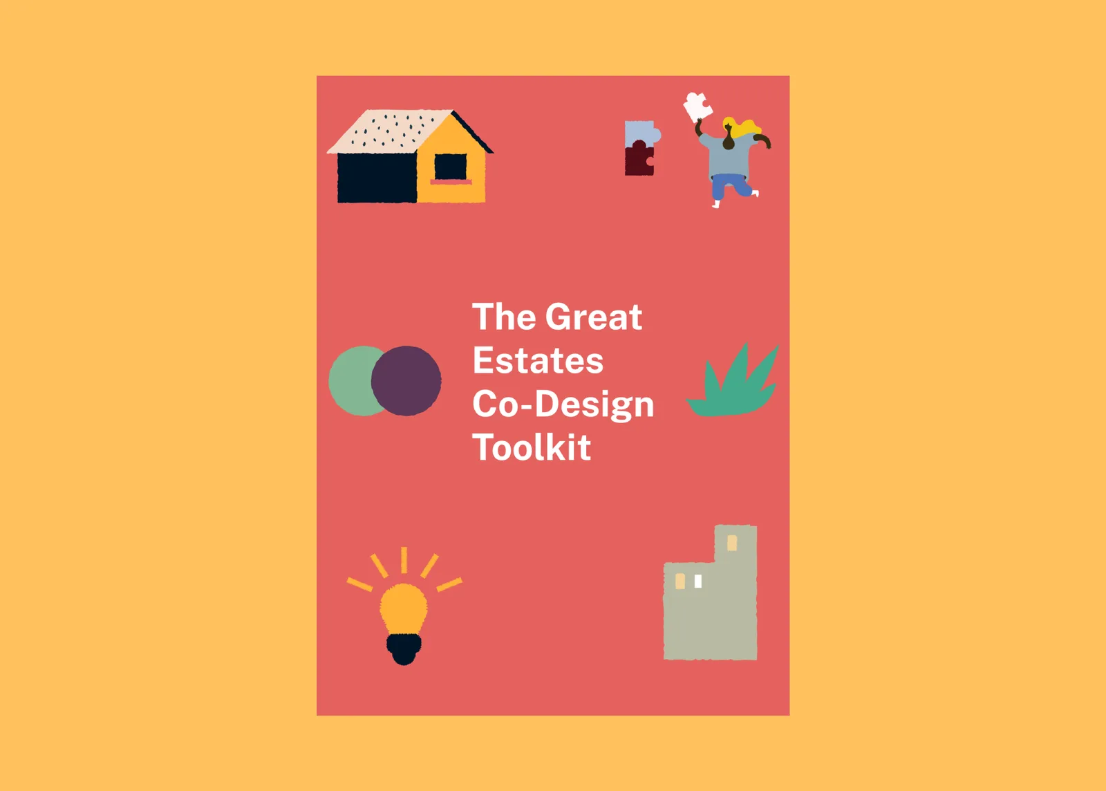 Cover of the Great Estates co-design toolkit